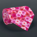 Pink Flowers Floral Collage  Tie<br><div class="desc">This colourful pink flower men's fashion neck tie features our floral collage of delightful pink flowers,  showcasing a spectrum of shades from soft blush to vibrant fuchsia. Gorgeous floral tie,  for a special event,  wedding,  birthday party,  holidays,  or delightful gift for someone who loves pink.</div>