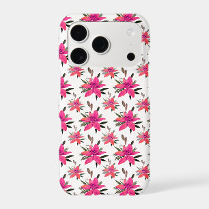 Pink Flowers Floral Pattern Design