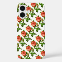 Pink Flowers Floral Victorian Roses