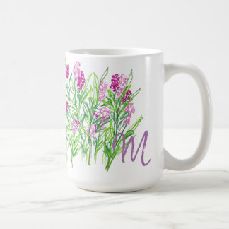 Pink Flowers Garden Design Mug