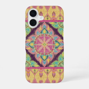 Pink Flowers in the Garden iPhone 16 Case