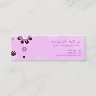 Pink Flowers Mummy Cards