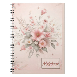 Pink Flowers Notebook