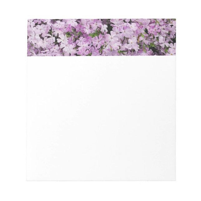 Pink flowers notepad (Front)