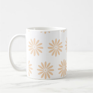 Pink flowers pattern. art,artwork,background,bloom coffee mug