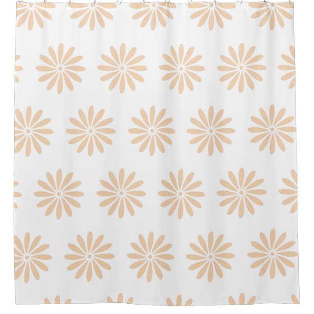 Pink flowers pattern. art,artwork,background,bloom shower curtain (Front)