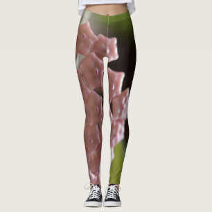 Pink Flowers Photography Leggings