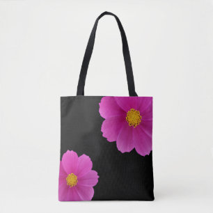 Pink Flowers Tote Bag