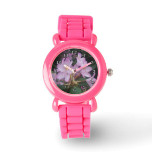 Pink Flowers Watch