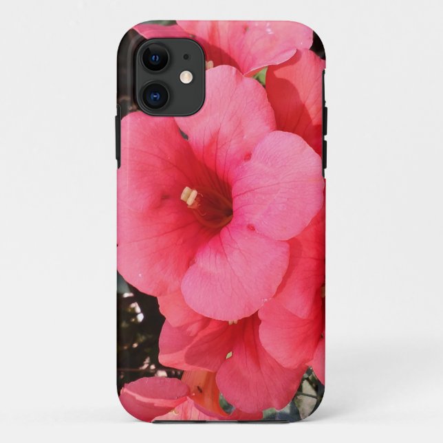 Pink FlowersiPhone SE + iPhone 5/5S, Barely There Case-Mate iPhone Case (Back)