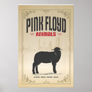 Pink Floyd, Sheep, Original Print Design