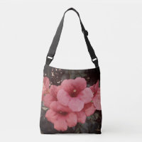 Pink Fluer All-Over-Print Cross Body Bag