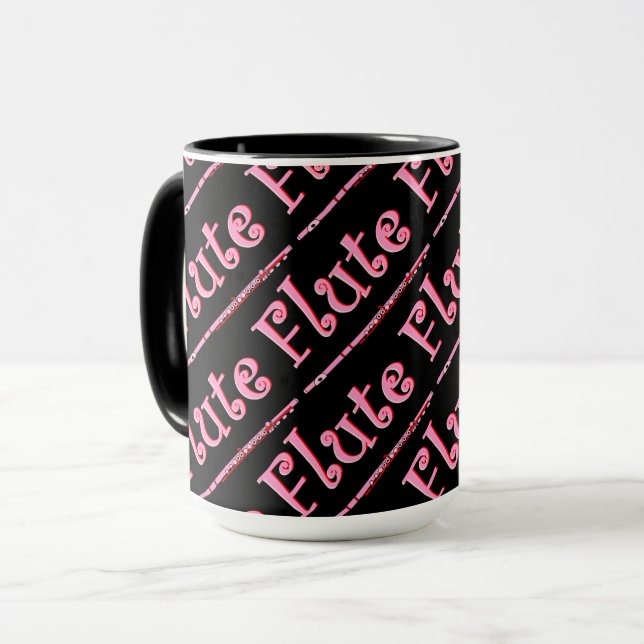 Pink Flute Mug (Front Left)