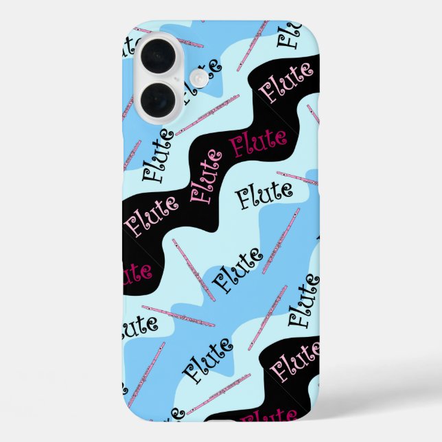 Pink Flute Pattern Case-Mate iPhone Case (Back)