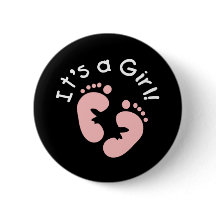 Pink Footprints It's a Girl