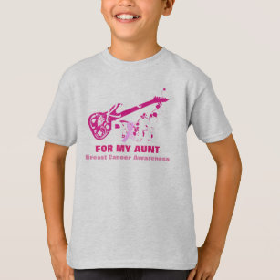 Pink for Aunt Breast Cancer Awareness Shirt