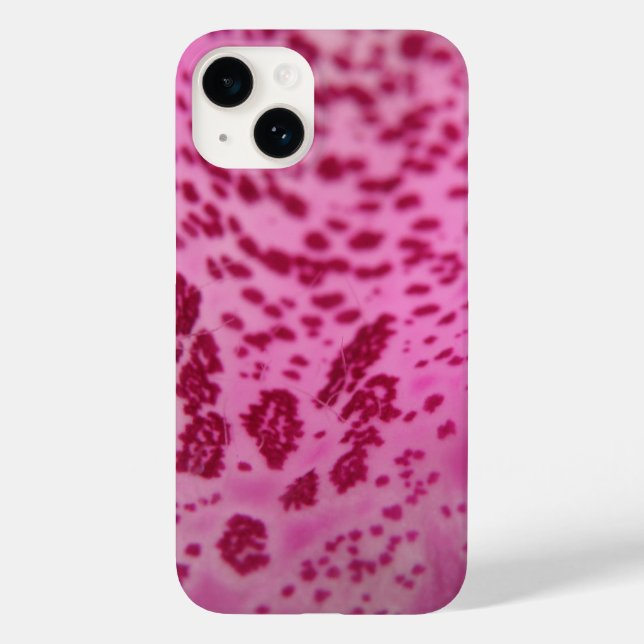 Pink Foxglove Petal Case-Mate iPhone Case (Back)