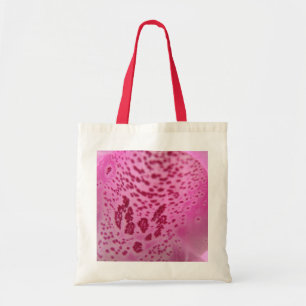 Pink Foxglove Petal Tote Bag
