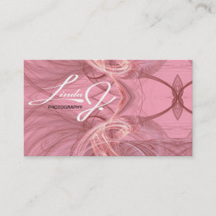 Pink Fractal Business Card