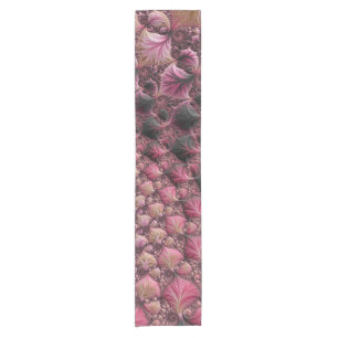 Pink Fractal Short Table Runner