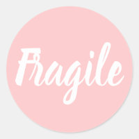 Pink fragile trendy modern business
