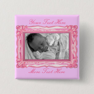 Pink Frame Button