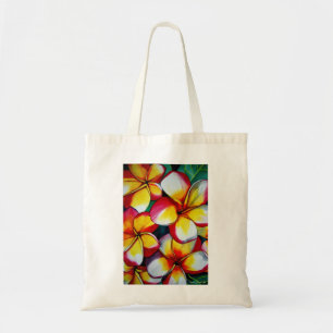 Pink Frangipani flower bag