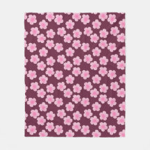 Pink Frangipani Flower Seamless Pattern
