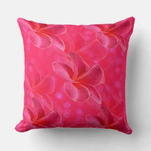 Pink Frangipani Temptation, Big Lounge Cushion. Cushion