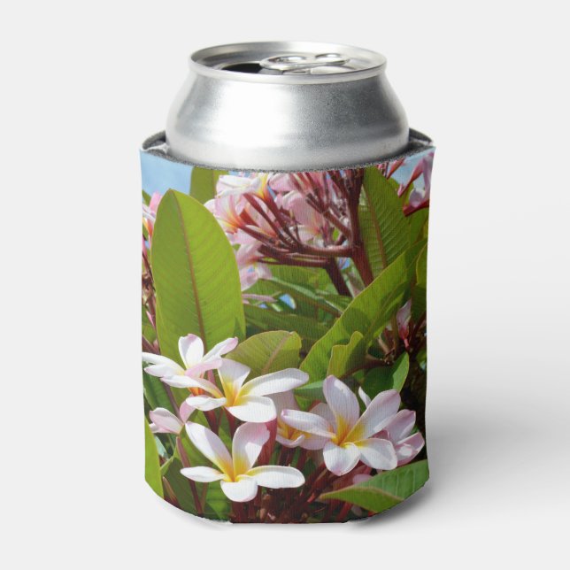 Pink Frangipani Tree, Can Cooler (Can Front)