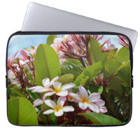 Pink Frangipani Tree, Laptop Sleeve