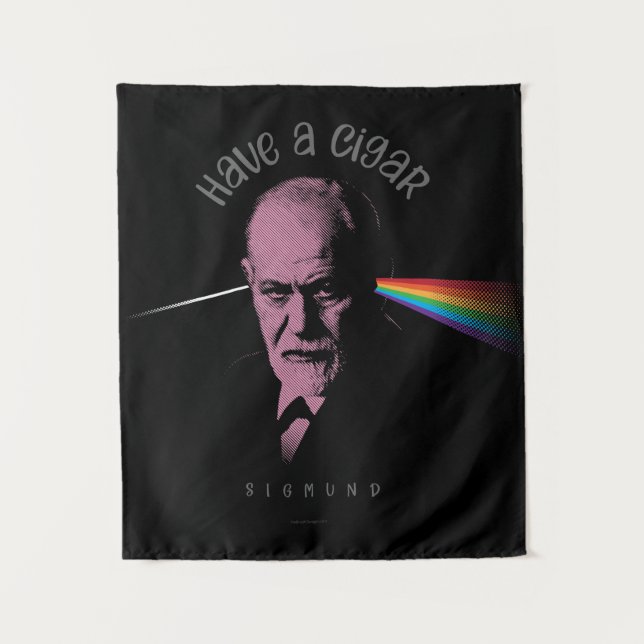 Pink Freud (Have A Cigar) Tapestry (Front)