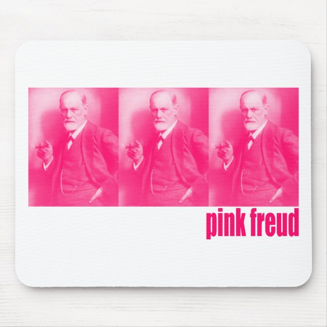Pink Freud Mouse Pad (Front)
