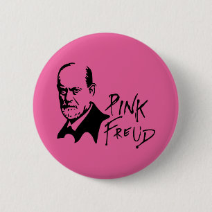 PINK FREUD Psychoanalysis Sound Edition 6 Cm Round Badge