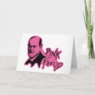 PINK FREUD Psychoanalysis Sound Edition Card