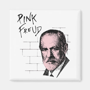 Pink Freud Sigmund Freud Magnet