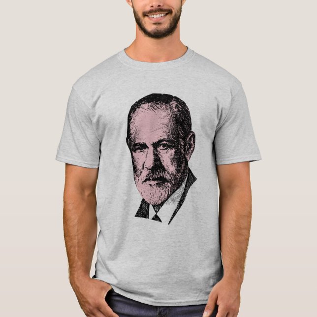 Pink Freud Sigmund Freud T-Shirt (Front)