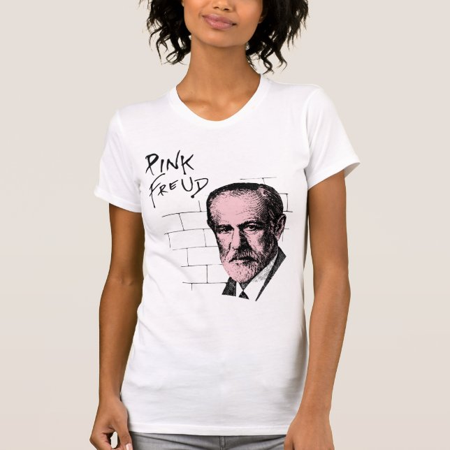 Pink Freud Sigmund Freud T-Shirt (Front)