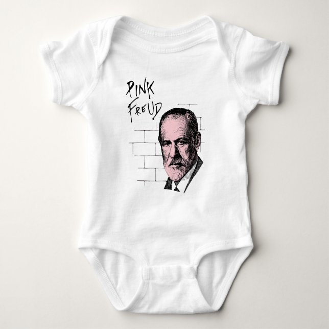Pink Freud Sigmund Freud T-Shirt (Front)
