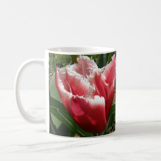 Pink Fringed Tulip Mug (Left)