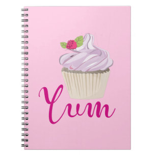 Pink Frosted Cupcake Yum! Notebook