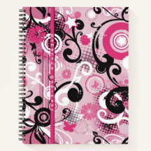 Pink Frutiger Metro Floral