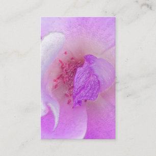 *~* Pink Fuchia Lavender Flower Rose Floral Salon Business Card