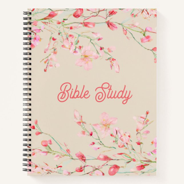 Pink & Fuchsia Bible Study Journal (Front)