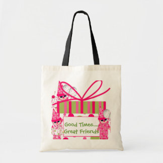 PINK Fun Clown Tote Bag Favours