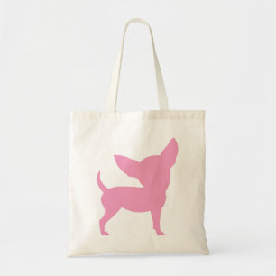 Pink Funny Chihuahua Tote Bag