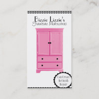 Pink Furniture Business Card