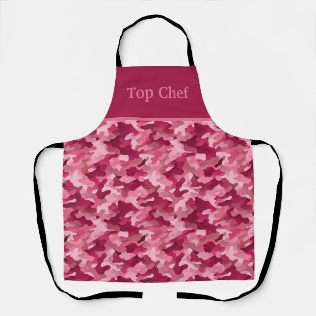 Pink Fusion Camo Elegance Apron (Front)