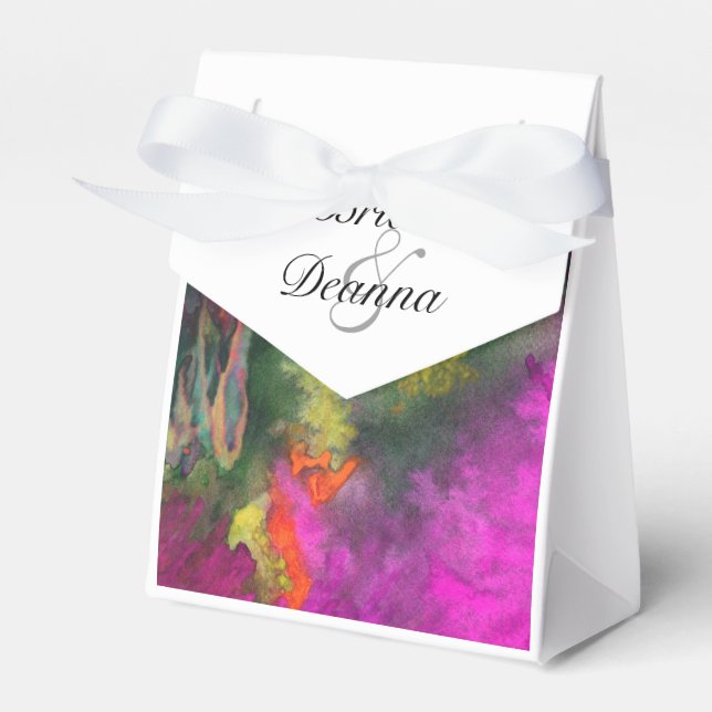 Pink Fusion Favour Box (Front Side)
