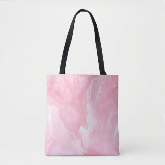 Pink Fusion Watercolor Tote Bag